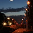 Bahnhof Rehfelde zur blauen Stunde