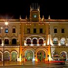 Bahnhof Rossio in der Nacht