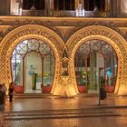 Bahnhof Rossio, Lissabon, nachts