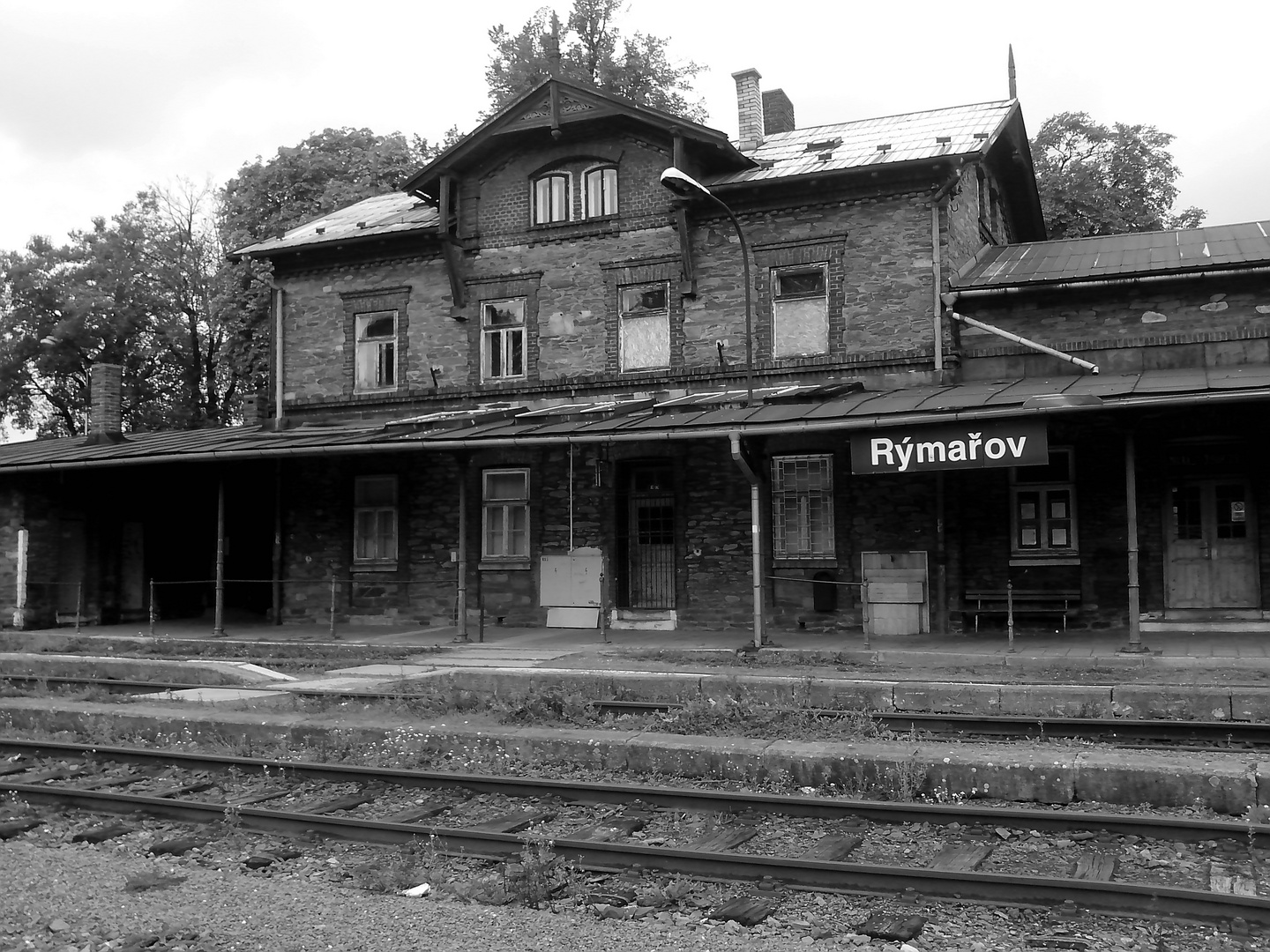 Bahnhof Rymarov (früher: Römerstadt)