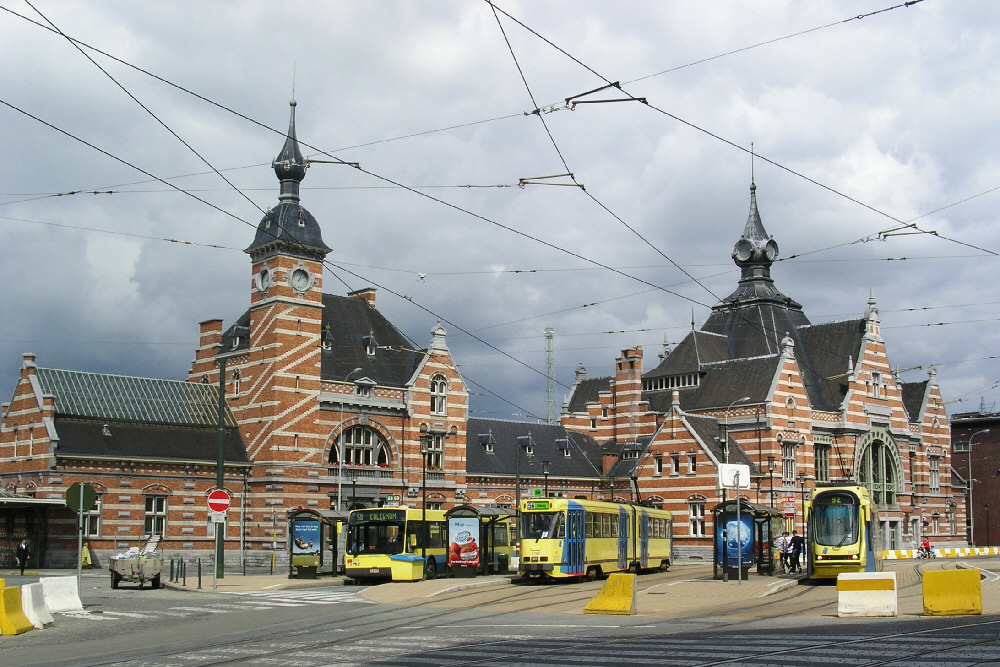 Bahnhof Schaarbeek Foto & Bild bus & nahverkehr, straßenbahnen