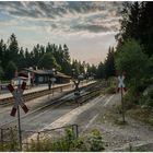 Bahnhof Schierke im Abendlicht