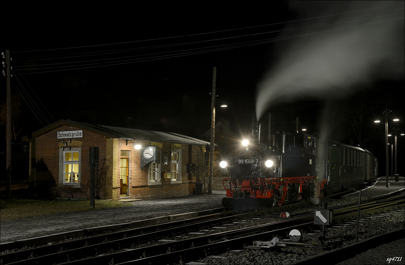 Bahnhof Schmalzgrube an der Preßnitztalbahn