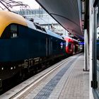 Bahnhof Spittelau Zug fährt Ceske Velenice