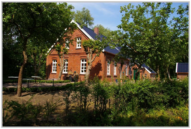 Bahnhof Strackholt 1900, leider keine Fahrkarten............aber Foto