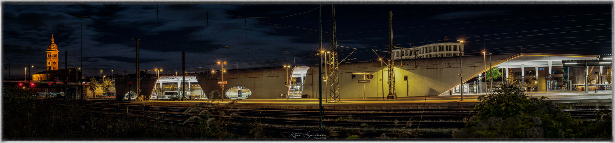 Bahnhof und Busbahnhof Pforzheim