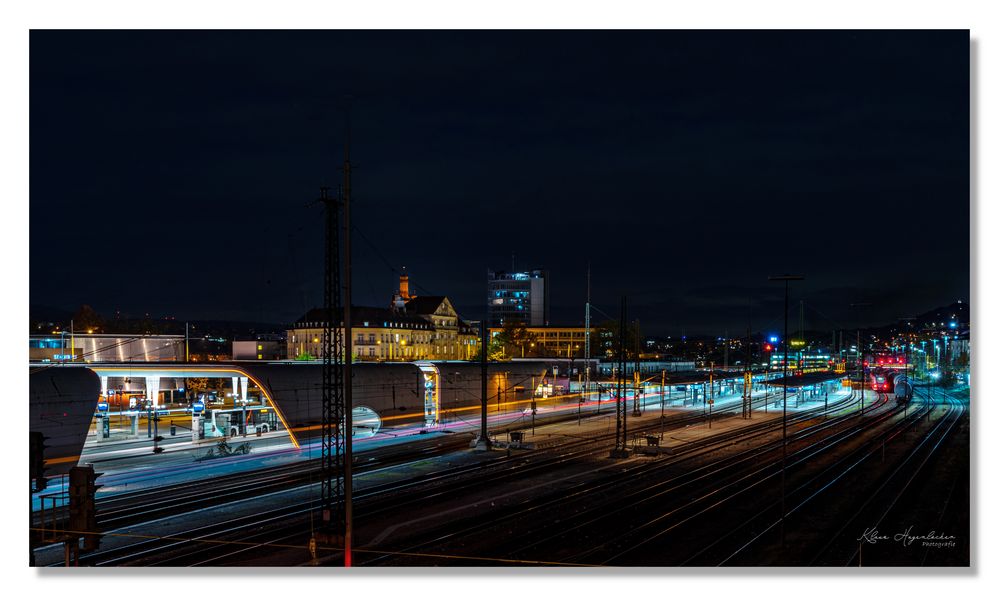 Bahnhof und Busbahnhof Pforzheim