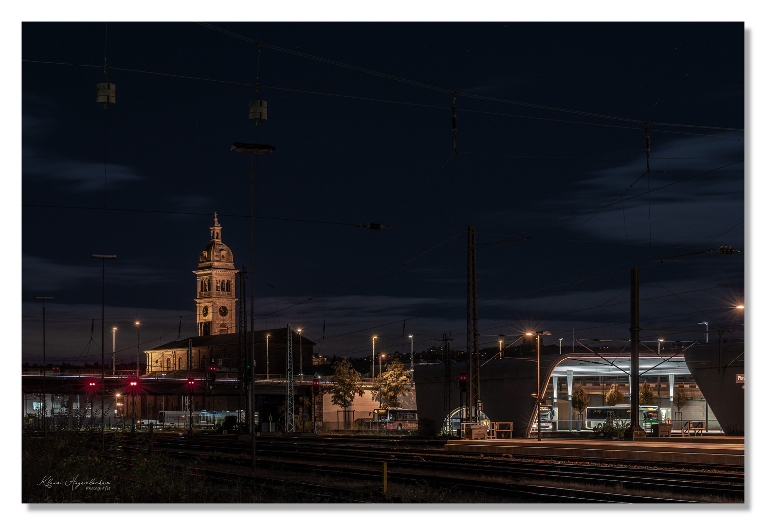 Bahnhof und Busbahnhof Pforzheim