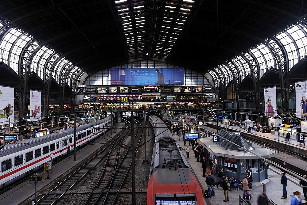 Bahnhof von Hamburg