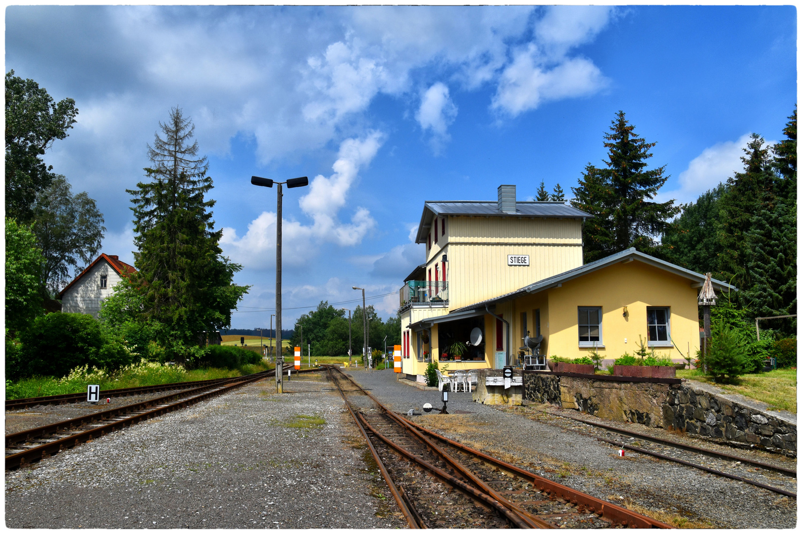 Bahnhof von Stiege