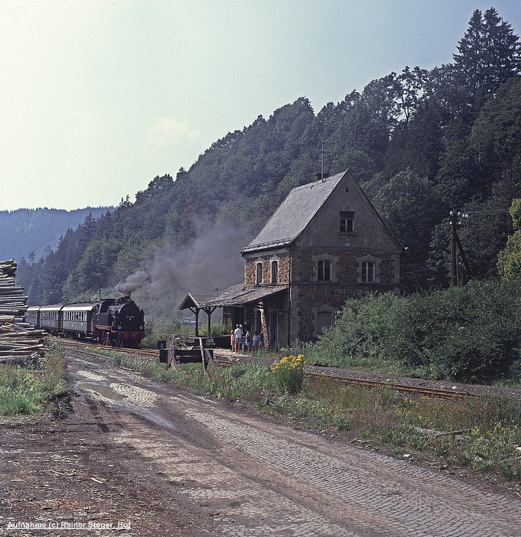 Bahnhof Wallenfels anno 1992