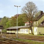 Bahnhof Warstein in voller Schönheit ...