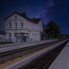 Bahnhof Weilerswist bei Nacht