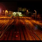 Bahnhof Wesel bei Nacht