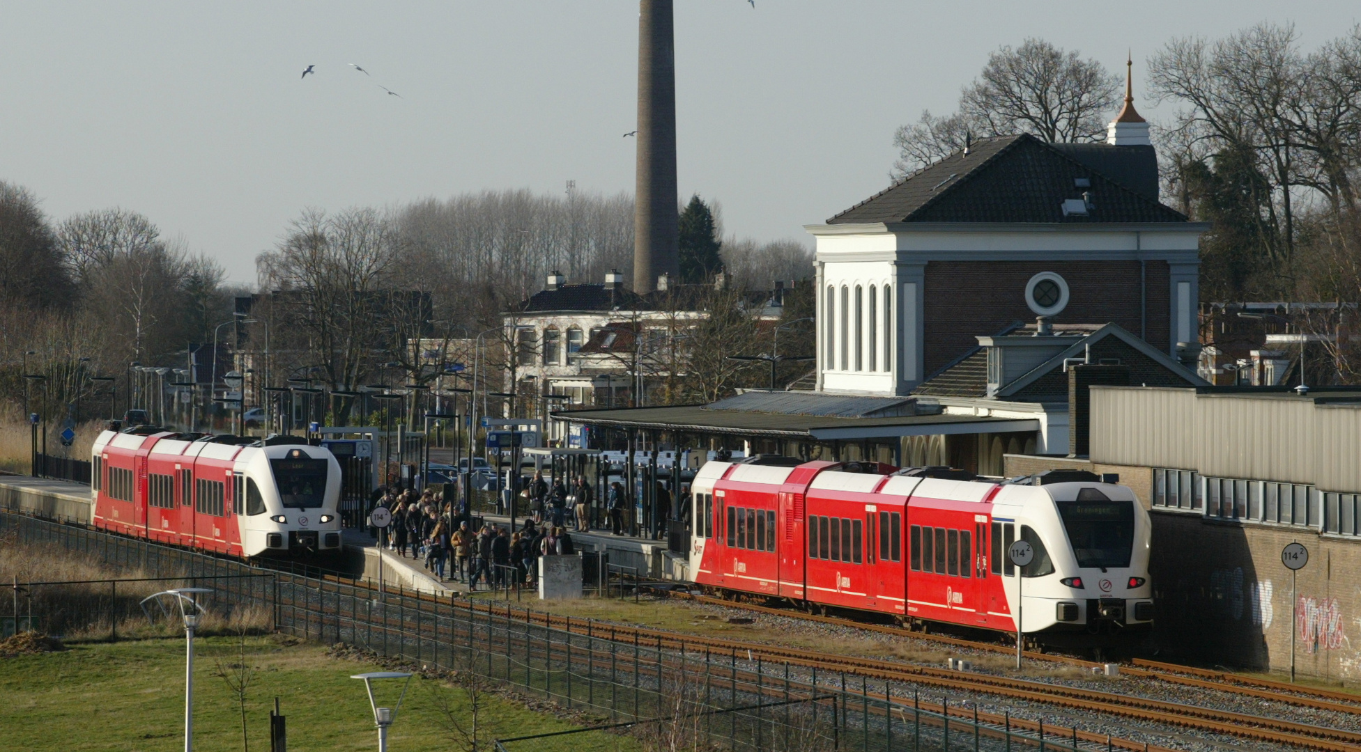 Bahnhof Winschoten NL 05-02-2014