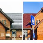            Bahnhof Wismar 1990 versus 2023....