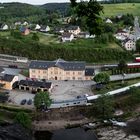 Bahnhof Wolkenstein (Erzgebirge) mit Gleisanlage