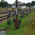 Bahnhof Zinnowitz/Usedom: mechanische Stellwerktechnik