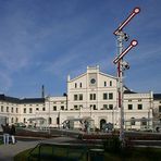 Bahnhof Zittau - Die Signale stehen auf freie Fahrt - nur die Richtung ist noch unklar.....