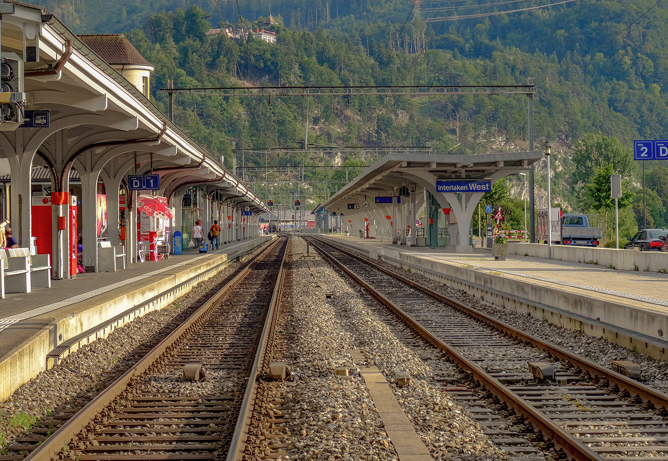 Bahnhof zwischen den Seen