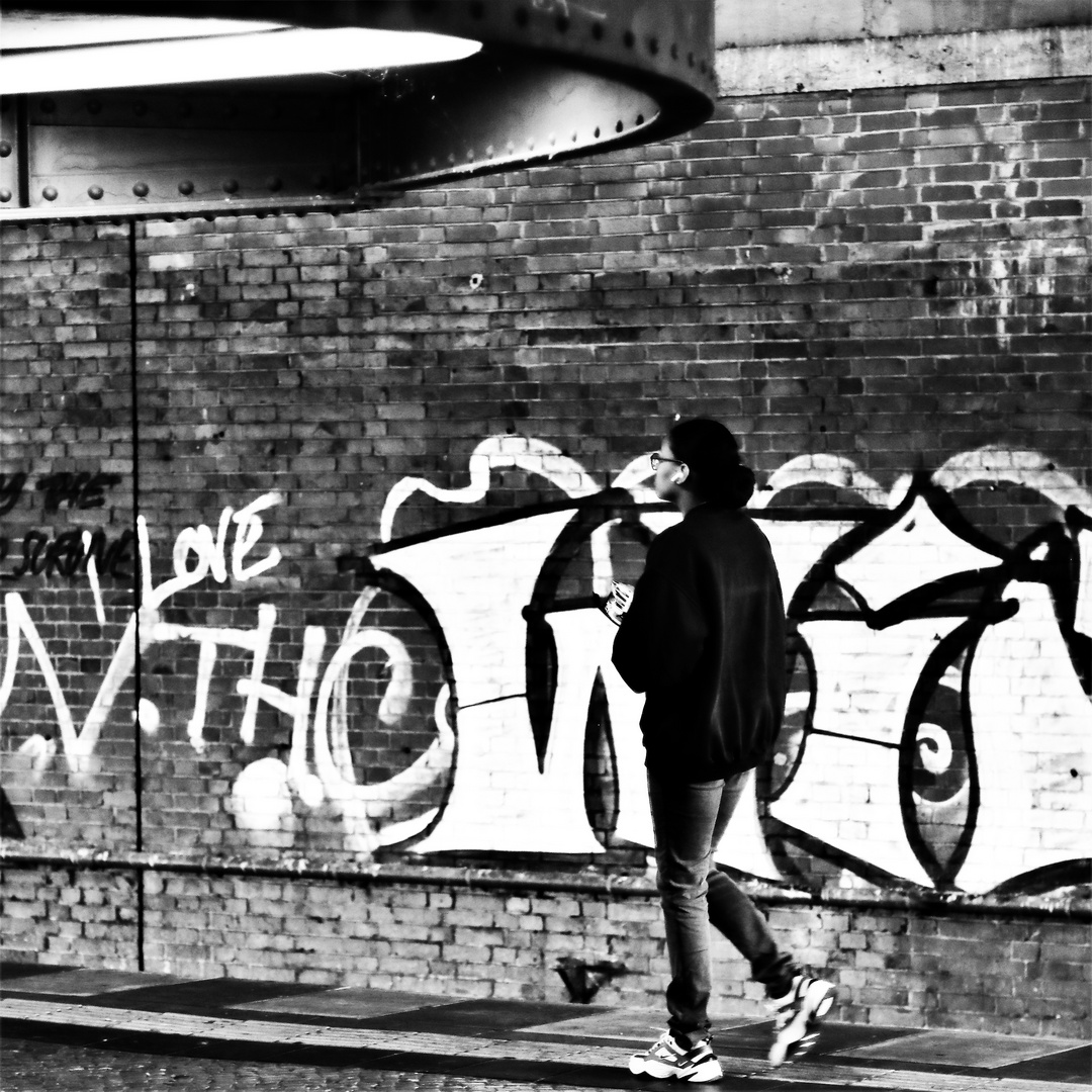 Bahnhofs-Graffiti