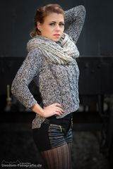 Bahnhofs Shooting mit Gitta