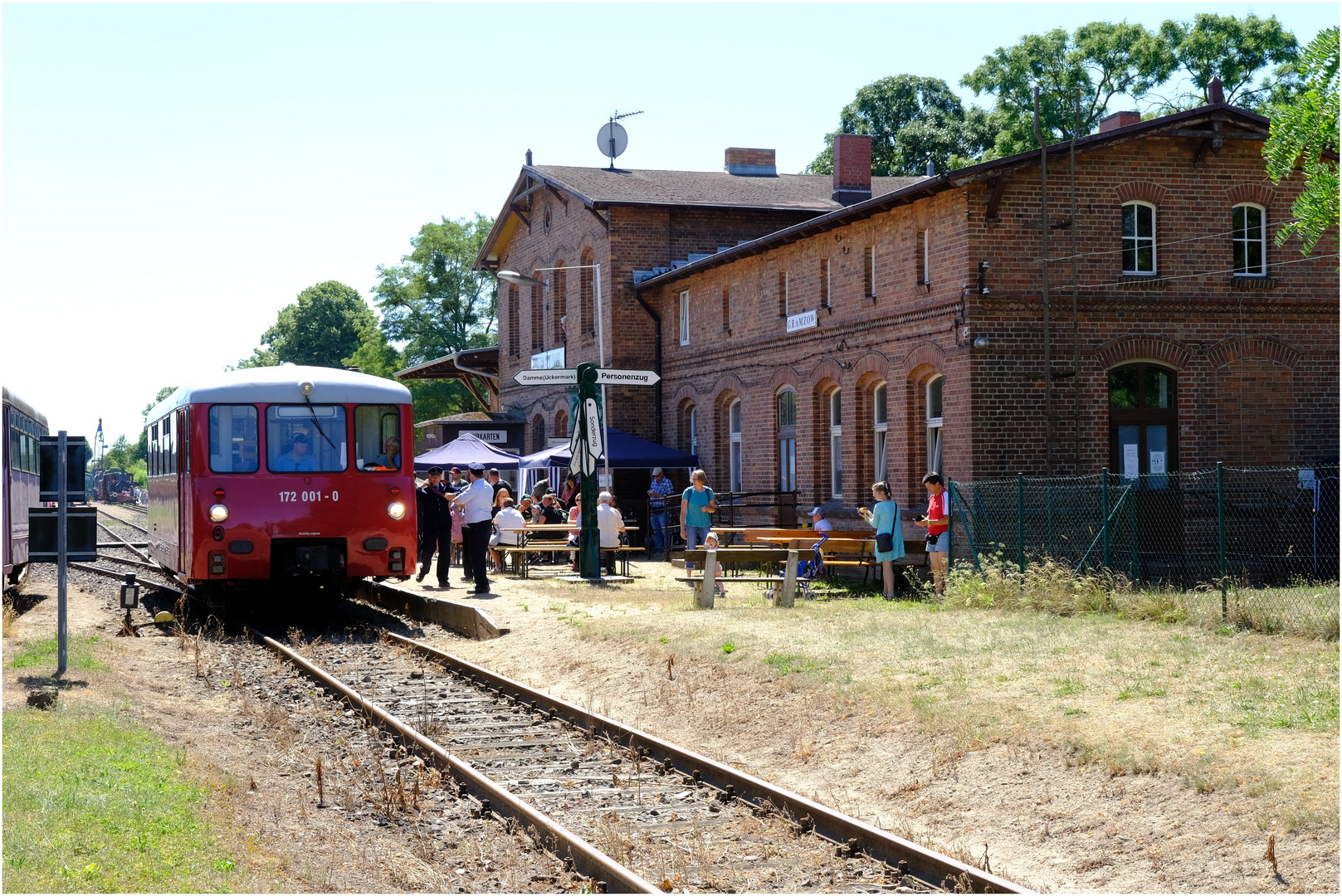 Bahnhofsfest in Gramzow