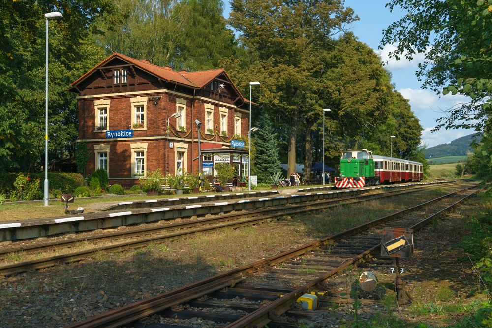 Bahnhofsfest in Rynoltice