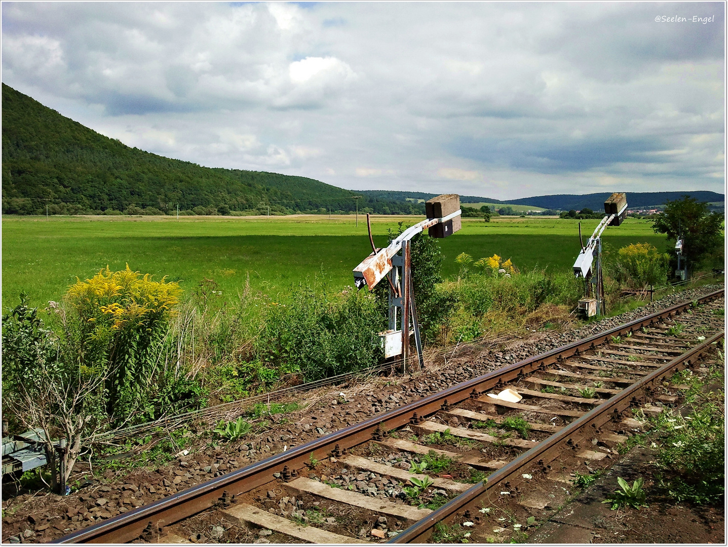 Bahnhofsgelände Merkers ~ August 2012