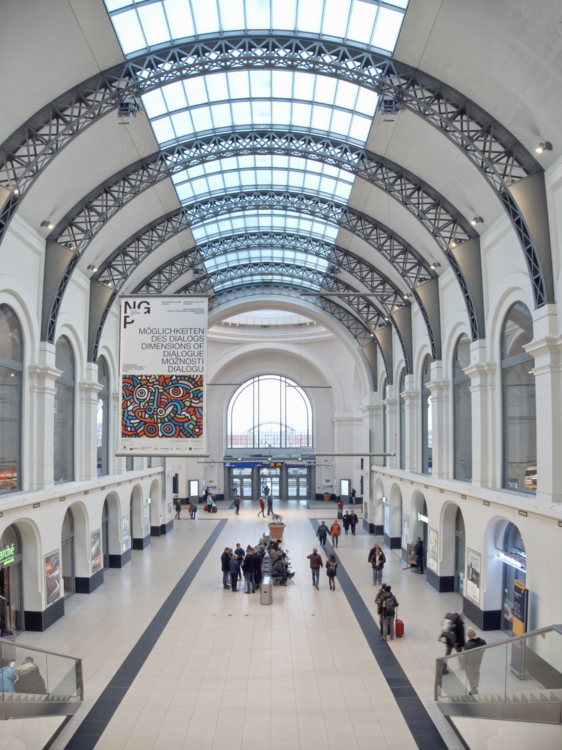 Bahnhofshalle in Dresden