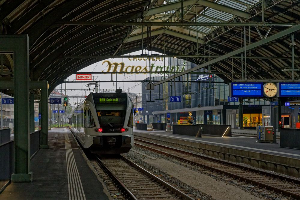 Bahnhofshallen in Sankt Gallen