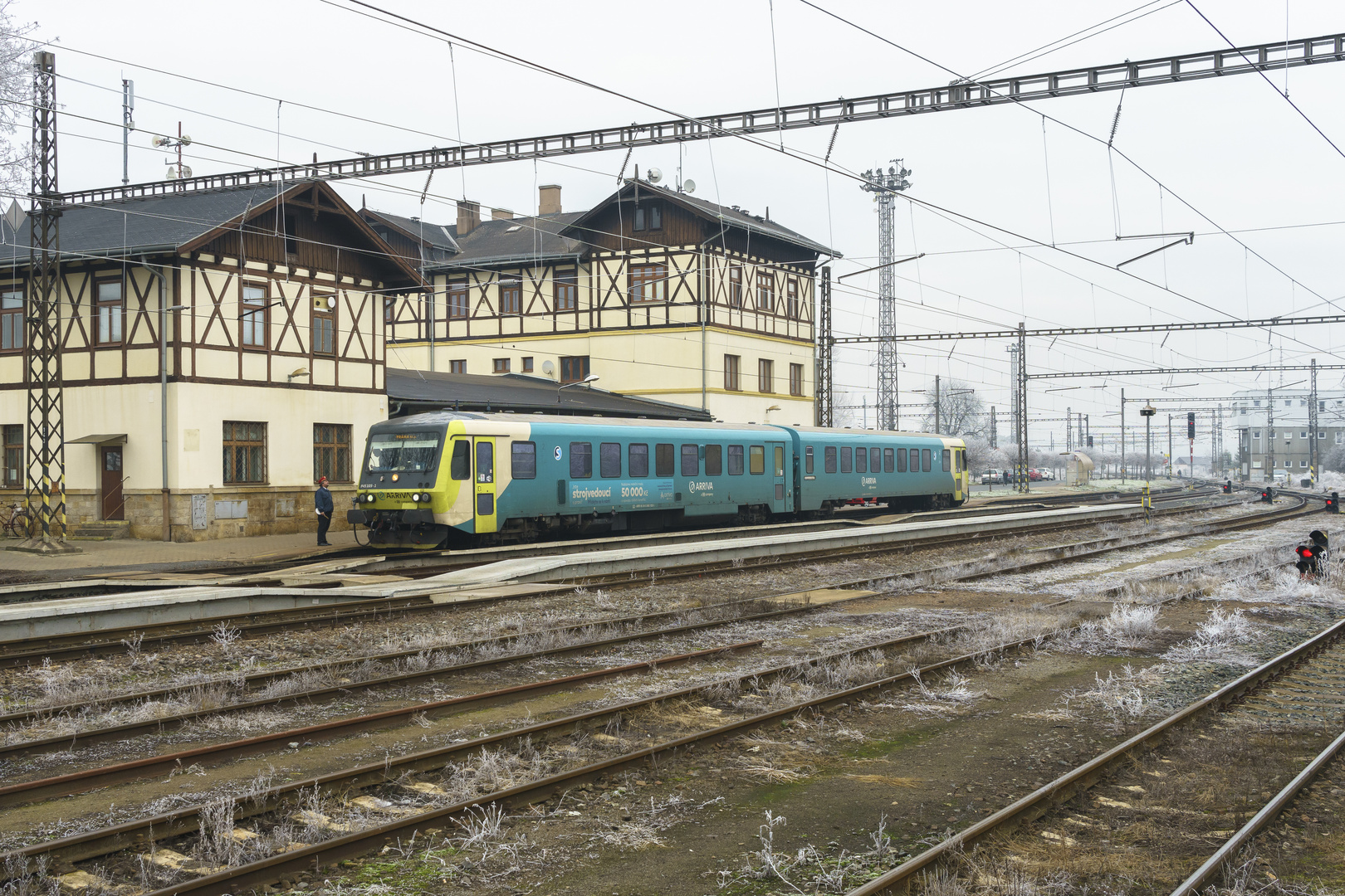 Bahnhofsidylle in Tschechien
