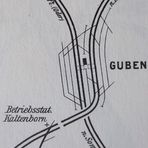 Bahnhofsplan Guben