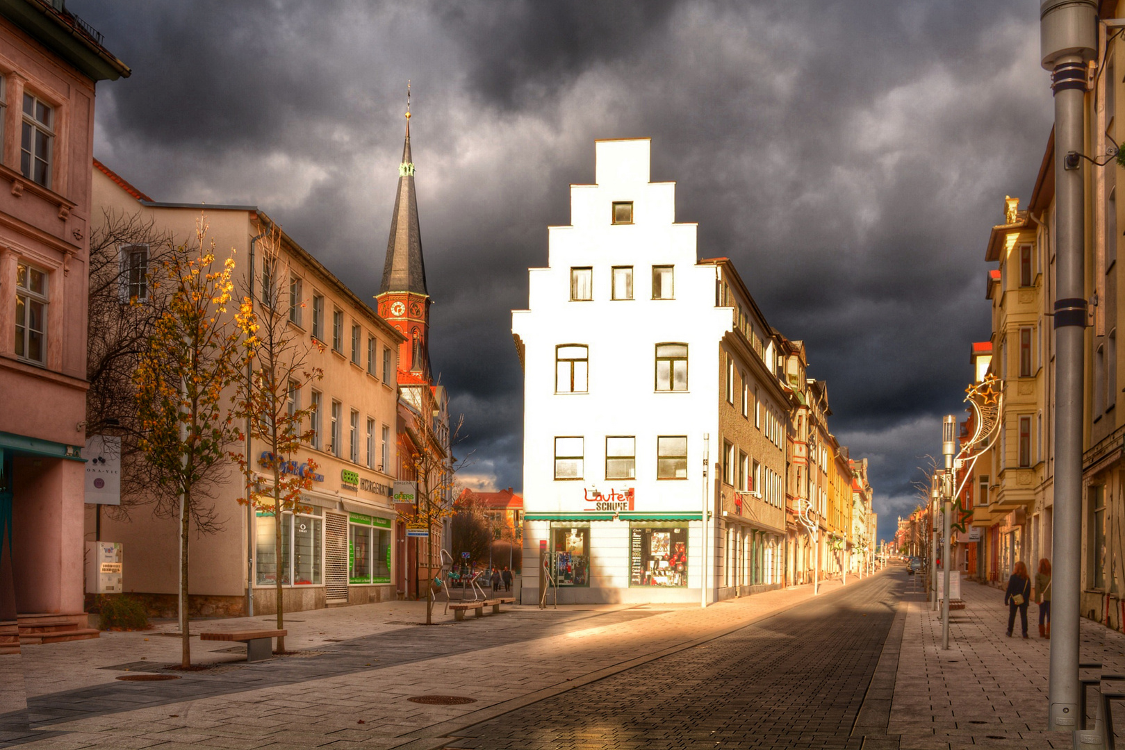 Bahnhofstrasse in Apolda nach Fertigstellung