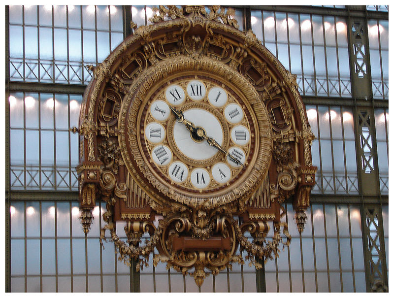 Bahnhofsuhr im Museum d Orsay (original)