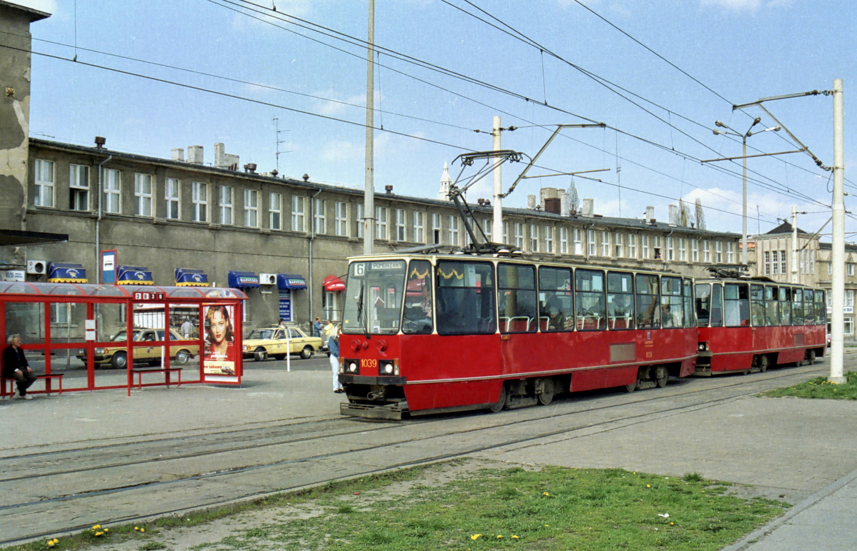 Bahnhofsvorplatz Szczecin Glowny 1995