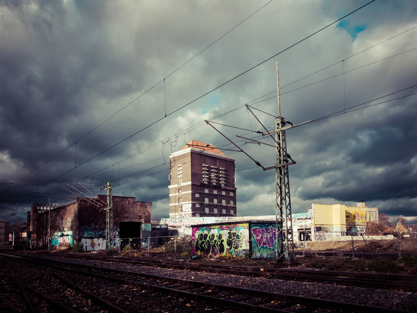 Bahnlinie S4 bei Dortmund