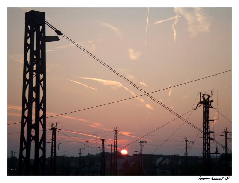 Bahnnetz im Abendlicht!