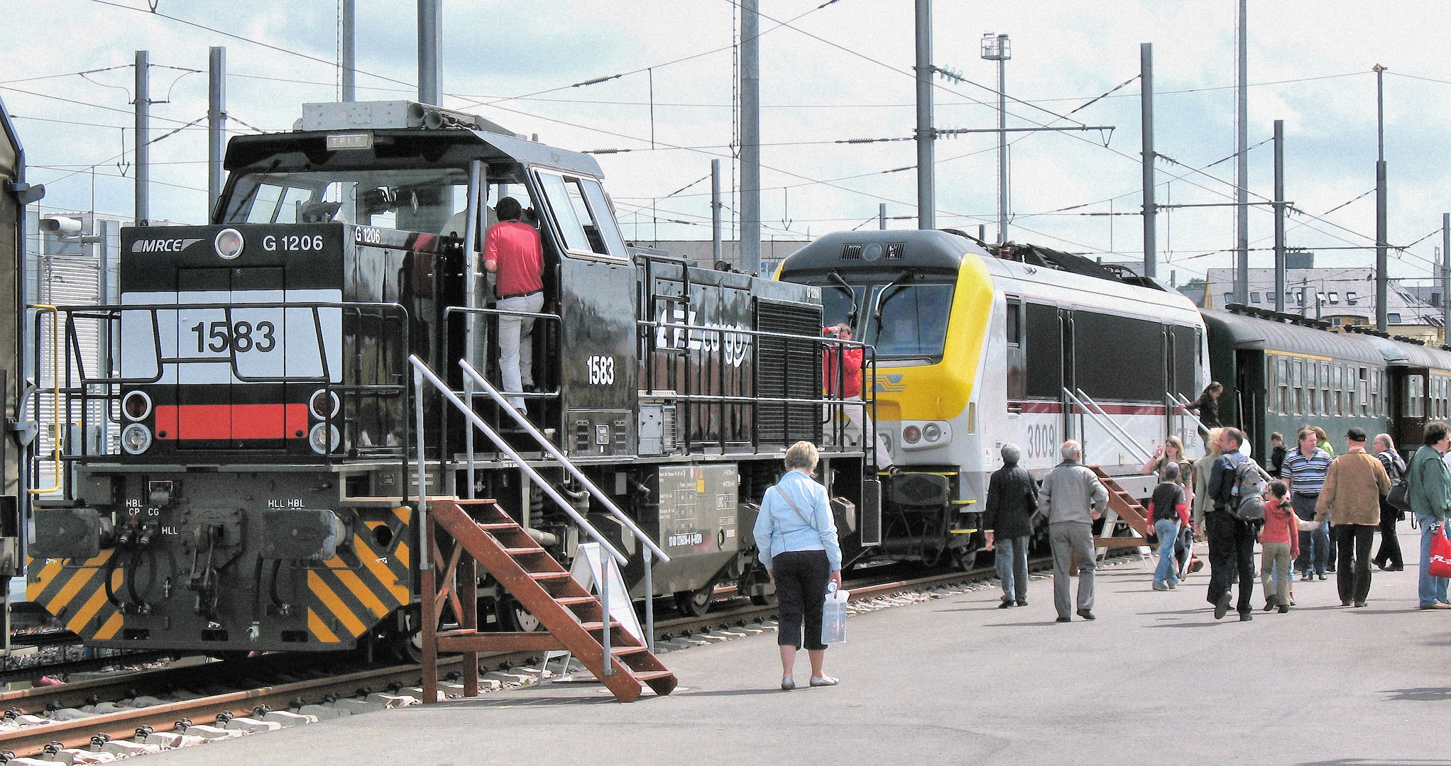 Bahnparade in Luxemburg