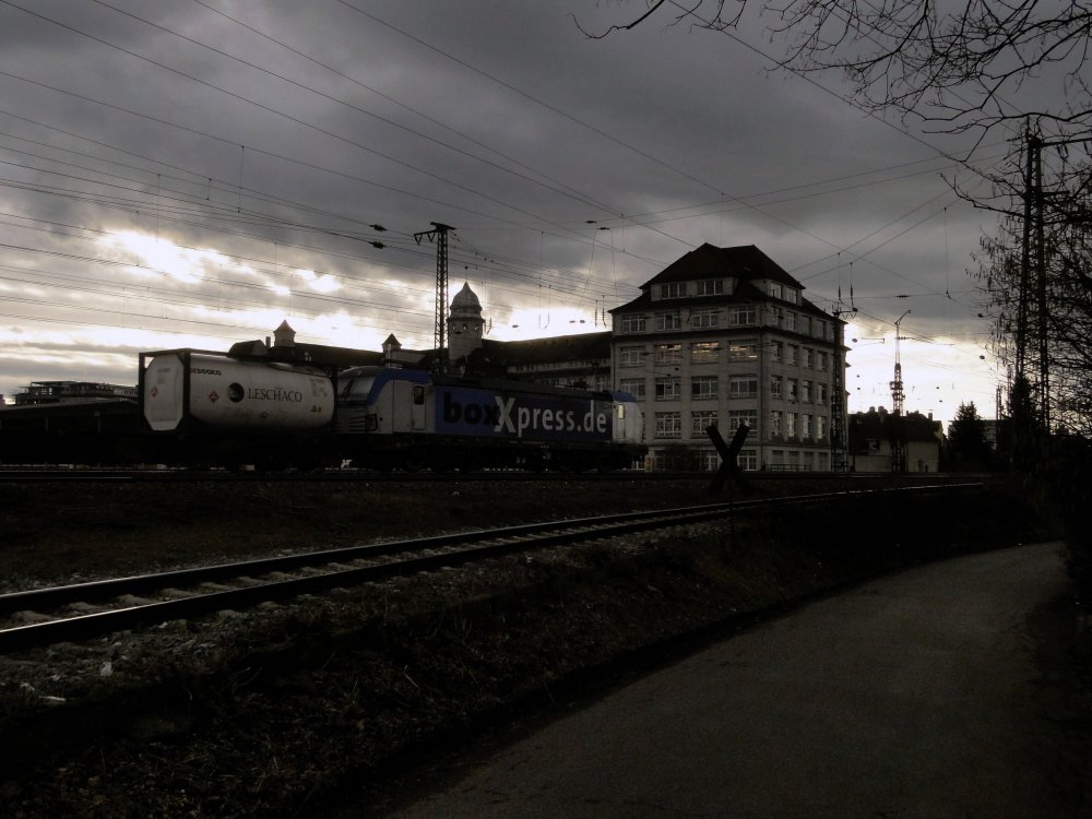 Bahnraum Augsburg - Grenz . Licht