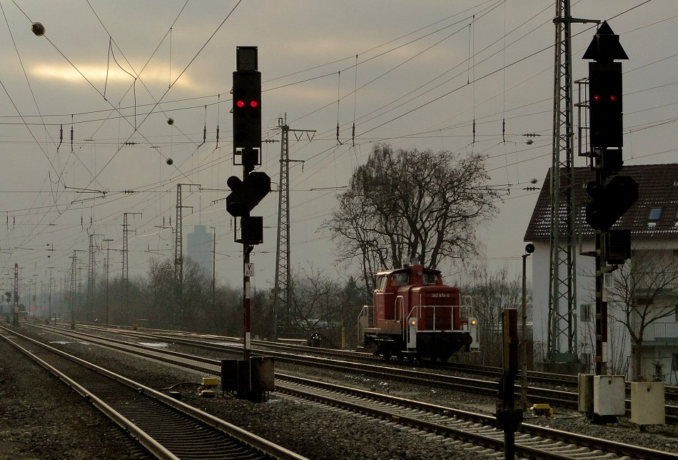 Bahnraum Augsburg II - Ausfahrt