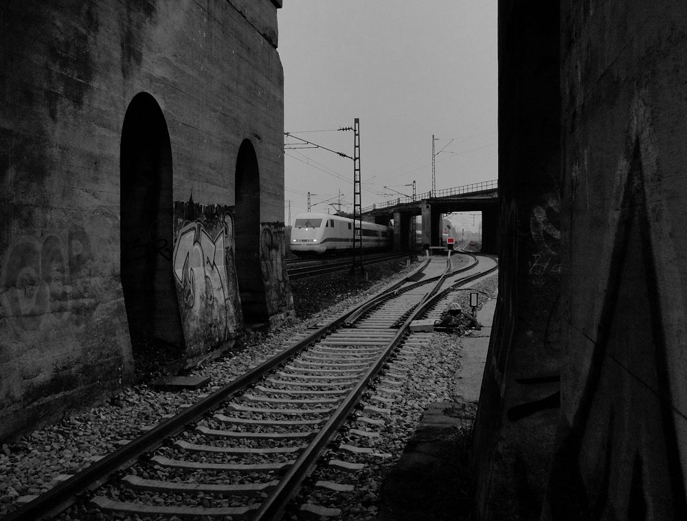 Bahnraum Augsburg - Nicht mehr wirklich schön ...