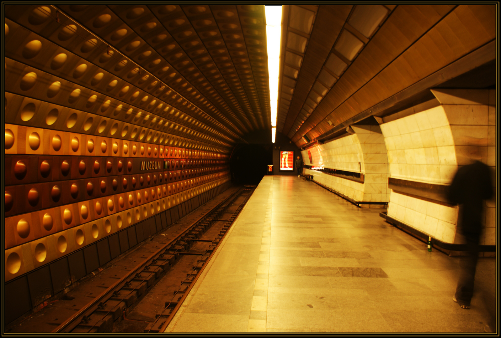 Bahnstation in Prag