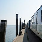 Bahnsteig am Meer