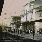 Bahnsteig im Norden Portugals