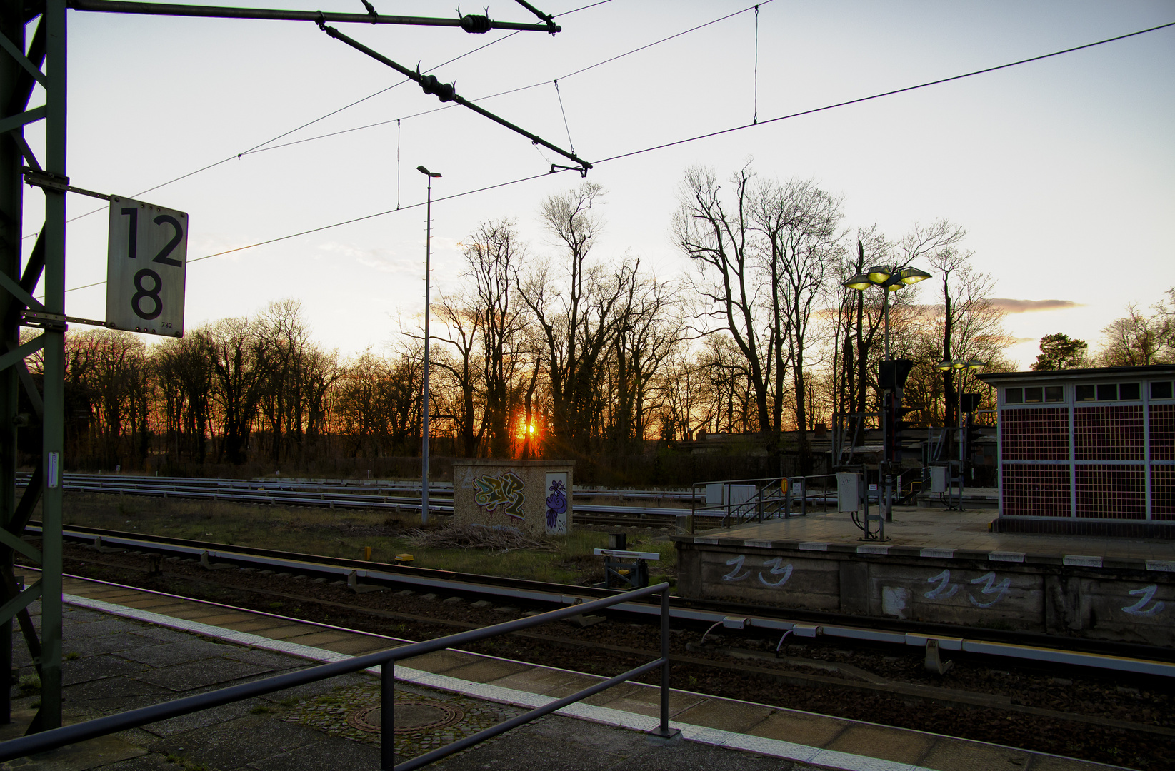 Bahnsteig-Romantik...