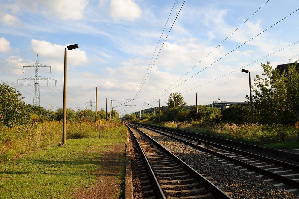 Bahnsteige HP Böhlen-Werke