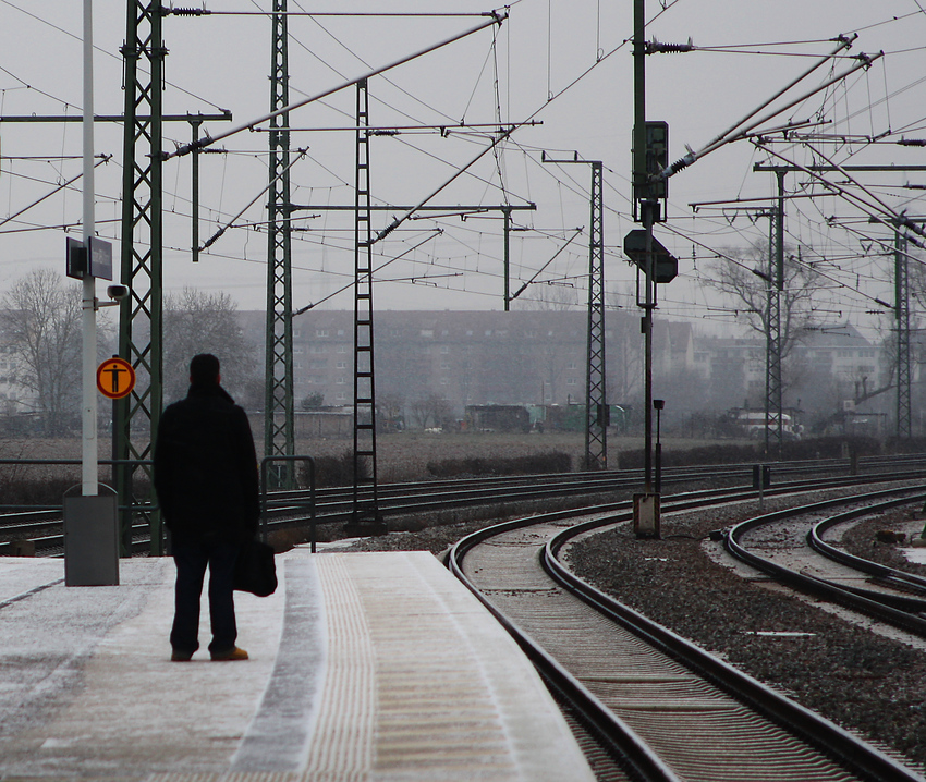 Bahnsteigwintermelancholie