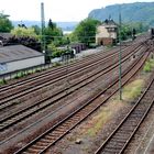 Bahnstrecke am Rhein