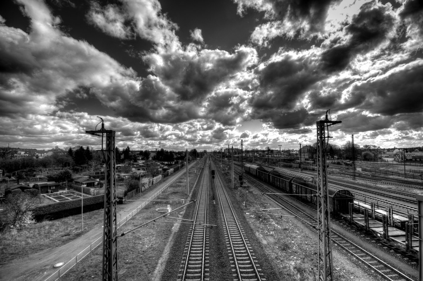 Bahnstrecke durch Engelsdorf